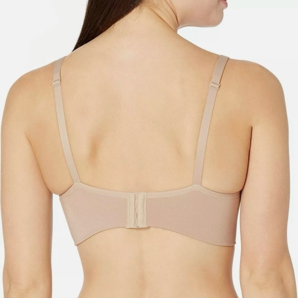 Warners All You Need T Shirt Bra Women’s 34C Tan Wireless Lightly Lined Comfort - Picture 2 of 11